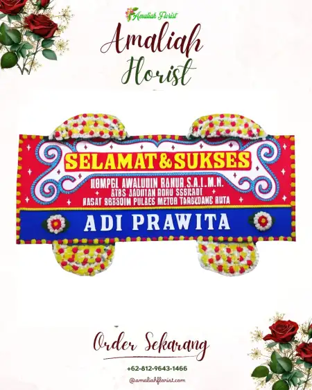 Papan Bunga Ucapan Selamat Bati Bati