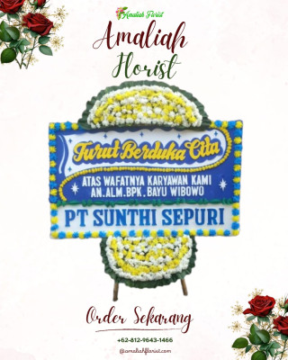 Papan Bunga Duka di Bati Bati