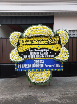 Papan Bunga Duka di Bati Bati